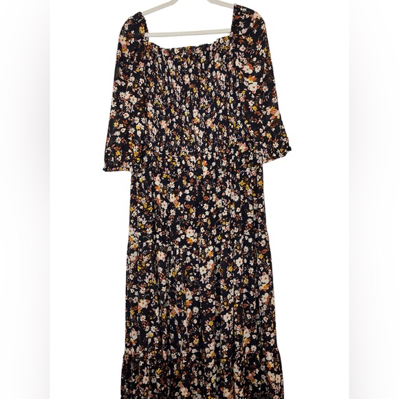 Ann Taylor Navy Floral Maxi Dress Size 14 NWT - Picture 8 of 9